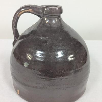 Vintage Brown Stoneware Jug