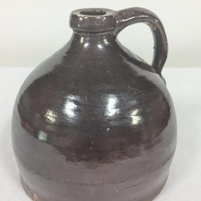 Vintage Brown Stoneware Jug