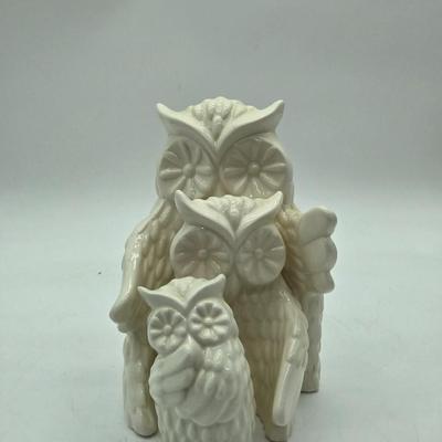 3 Pc Owl Decor