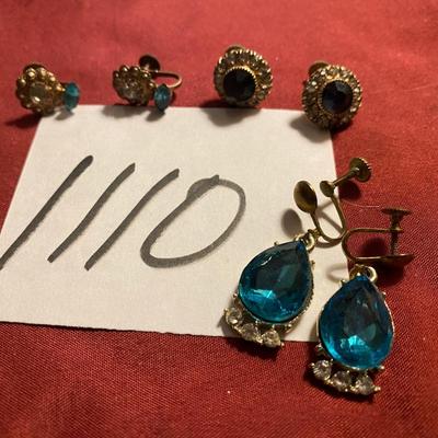 Vintage Clip on Earrings