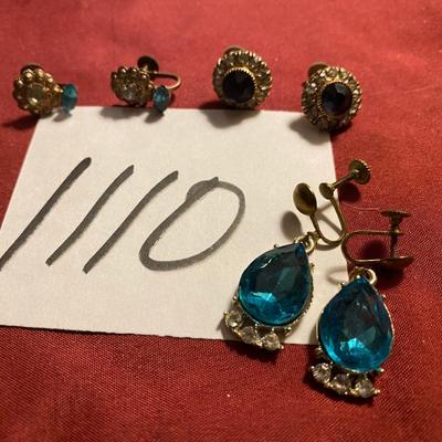 Vintage Clip on Earrings