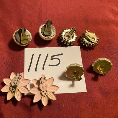 Vintage Clip on Earrings