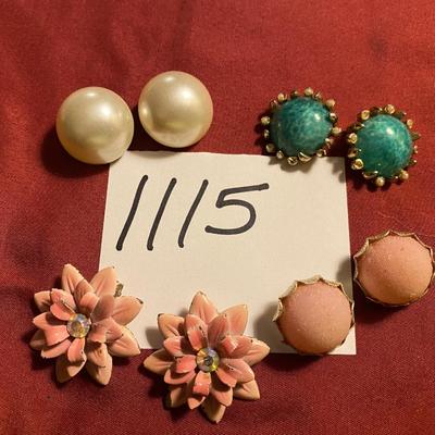 Vintage Clip on Earrings
