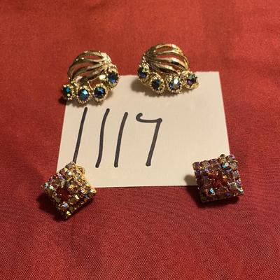Vintage Clip on Earrings