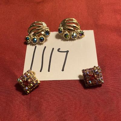 Vintage Clip on Earrings