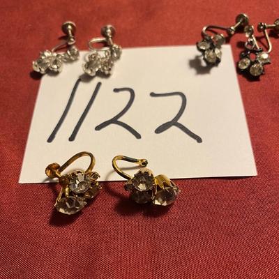 Vintage Clip on Earrings