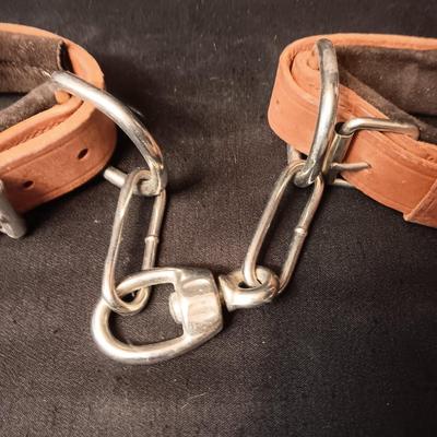 LEATHER PADDED ANKLE STRAPS? AND NYLON STRAP