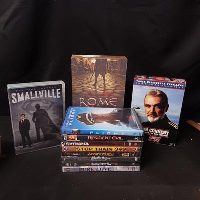 MOVIES AND TV SERIES ON DVD'S