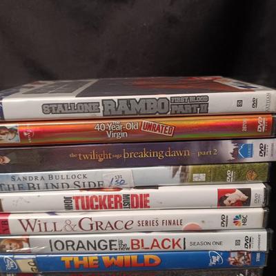 MOVIES AND TV SERIES ON DVD'S