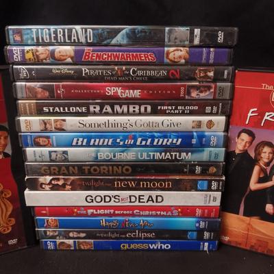 2 SEASONS OF FRIENDS AND MOVIES ON DVD'S