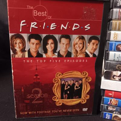 2 SEASONS OF FRIENDS AND MOVIES ON DVD'S