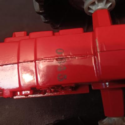 INTERNATIONAL METAL TOY TRACTOR AND ERTL CART