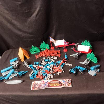 LARGE AMERICAN CIVIL WAR PLAY SET