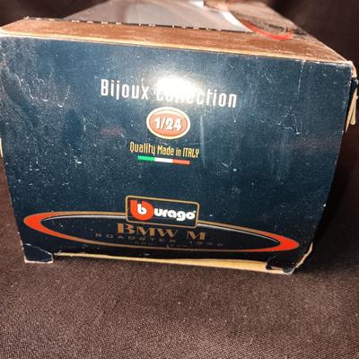 DIE-CAST BMW M EOADSTER AND PLASTIC PEPSI RACE CAR