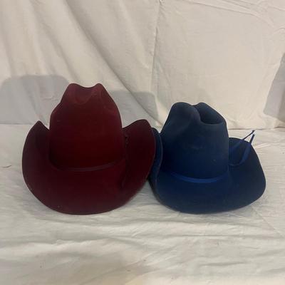Collection of Felt Cowboy Hats w/ Stetson & Eddy (PB-MG)