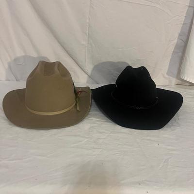 Collection of Felt Cowboy Hats w/ Stetson & Eddy (PB-MG)