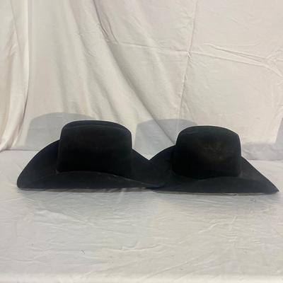 Collection of Felt Cowboy Hats w/ Stetson & Eddy (PB-MG)