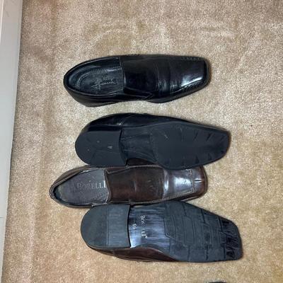 Men’s Leather Shoes Size 9-9.5, Belts, & Gloves (PC-RG)
