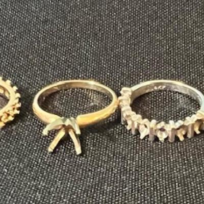 Stamped 14K Gold Ring Assortment [9.91g]