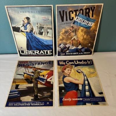 Reproduction Perennials Fiber Design Advertisements