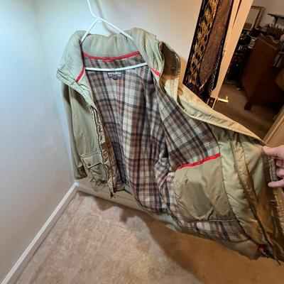 Ralph Lauren Men’s Lined Trench (XL) & Woolrich Coat (PC-RG)