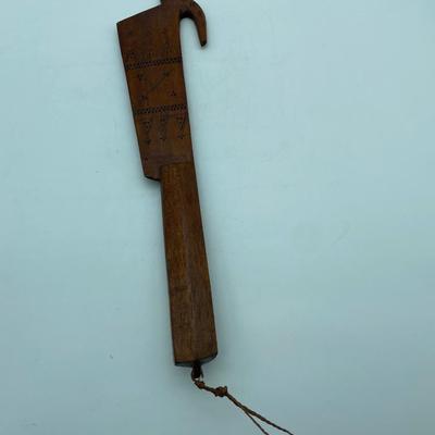 Wooden tomahawk