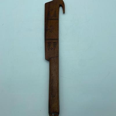 Wooden hatchet