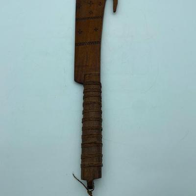Wooden hatchet