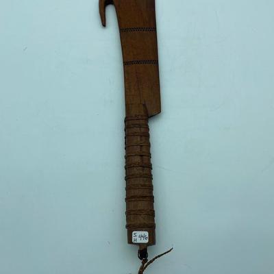 Wooden hatchet