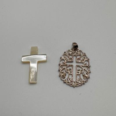 Sterling Silver Cross Pendants and More (K-DZ)