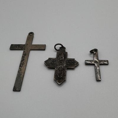 Sterling Silver Cross Pendants and More (K-DZ)