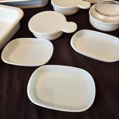 Assorted Corning Ware Dishes & More (K-JS)