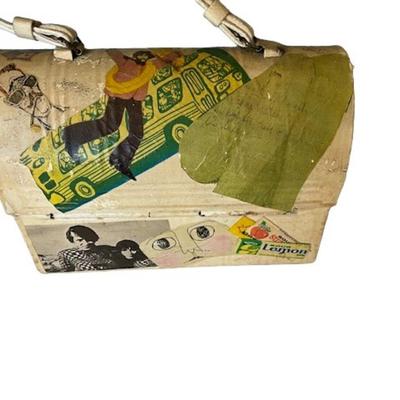 Mid-Century Pop Art Decoupage Lunch Pail