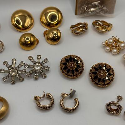 Elegant Evening Style Clip-On Earrings (K-DZ)
