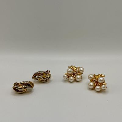 Elegant Evening Style Clip-On Earrings (K-DZ)
