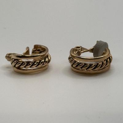 Elegant Evening Style Clip-On Earrings (K-DZ)