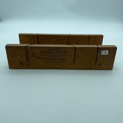 Rock Maple mitre box