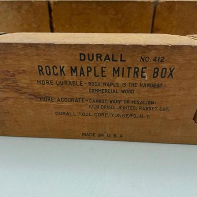 Rock Maple mitre box