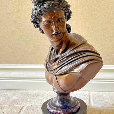 Apollo Belvedere Bust Bronze finish