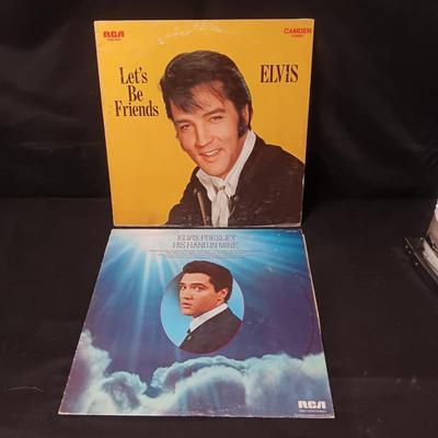 2 ELVIS PRESLEY VINYL RECORDS