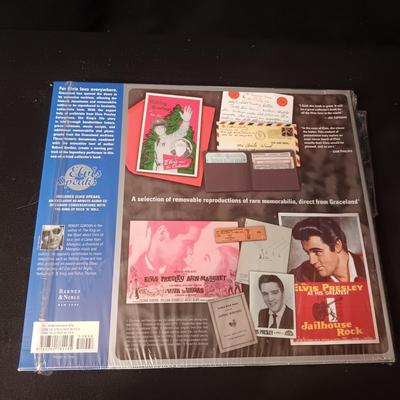 ELVIS TREASURES COFFEE TABLE BOOK AND 3 MUSIC ON CD'S