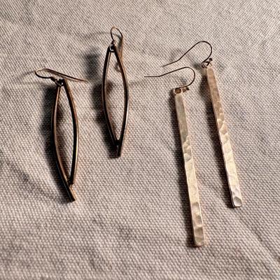 Hammered Copper and More Earrings for Pierced Ears (K-DZ)