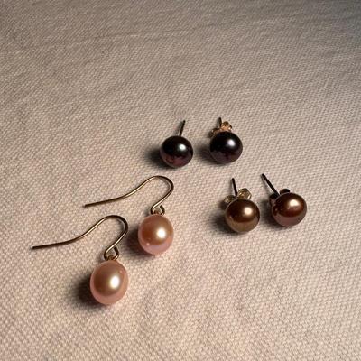 Hammered Copper and More Earrings for Pierced Ears (K-DZ)
