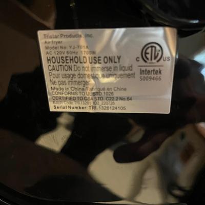 Emeril Lagasse Toaster Oven, Hamilton Beach Slow Cooker & Power XL Air Fryer (K-MG)