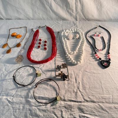 Layered Beaded Jewelry Sets & Other Eclectic Pieces incl. Sterling (K-DZ)