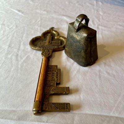 Cow Bell & Brass Key (LR-RG)