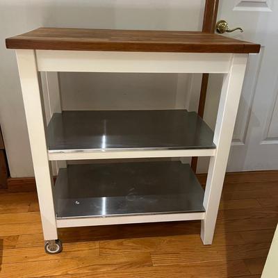 Rolling Butcher Block Cart (K-MG)