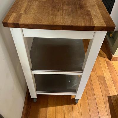 Rolling Butcher Block Cart (K-MG)