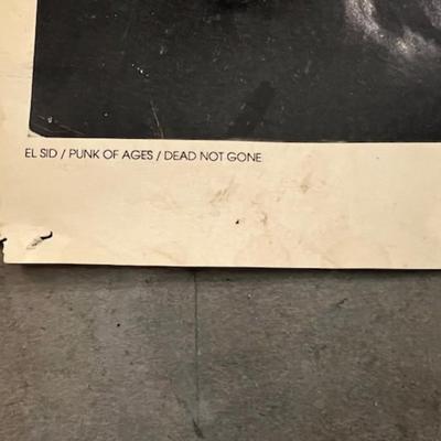 1978 Sid Vicious Sex Pistols Poster