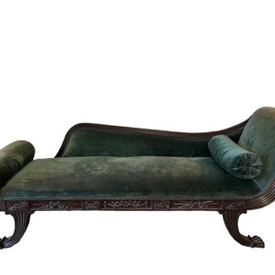 Duncan Phyfe Style Chaise Lounge